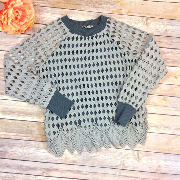 Zara Tops - Zara Diamond Crochet Top